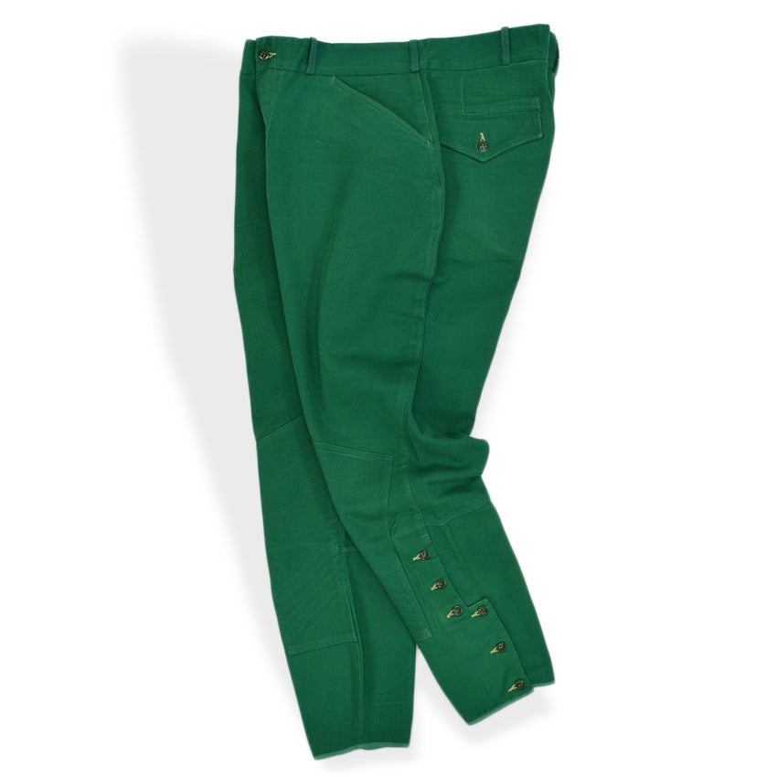 1940's〜 T.S.LANKFORD&SONS PHILLIP66 GREEN COTTON TWILL BREECHES PANTS ... W34