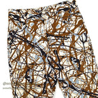 1960's~ PURITAN ART PAINT PRINT COTTON PANTS... W33 L28
