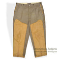 1960's 10-X SMOKY GRAY HUNTING PANTS LEATHER PATCH... W38 L28