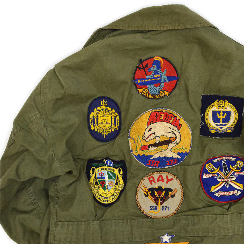 1940's U.S.NAVY N-4 JACKET SQUADRON PATCHES ... Fits like 40
