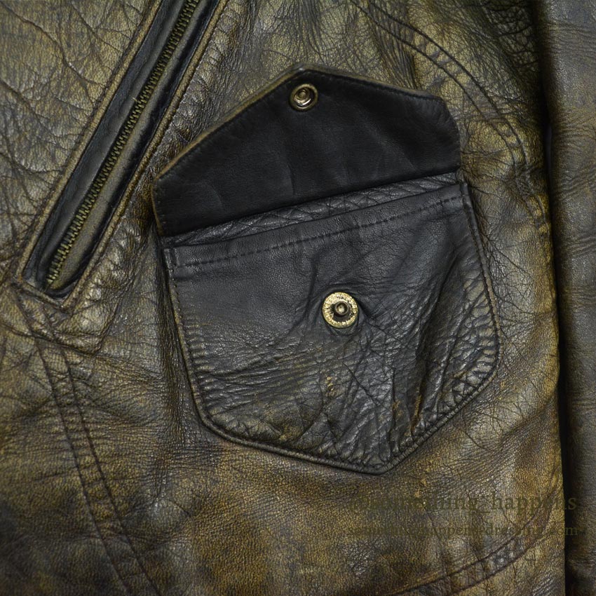 1930's TWO TONE HORSEHIDE LEATHER SPORTS JACKET ...