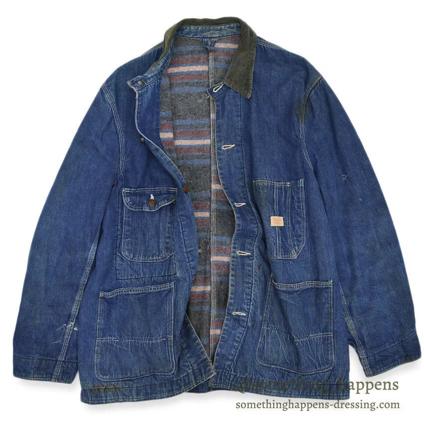 〜1960's HERCULES DENIM COVERALL BLANKET ... Fits like 42