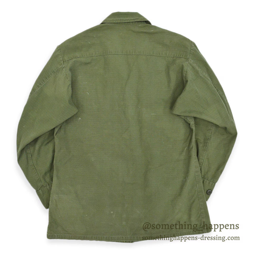 1960's USARMY JUNGLE FATIGUE JACKET...X-SMALL-SHORT