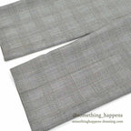 1960's~ EURO GLEN CHECK TROPICAL WOOL SLACKS... W32 L32