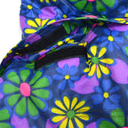 1970's GERRY HIPPIE FLOWER PATTERN ALL OVER PRINT DOWN JACKET...