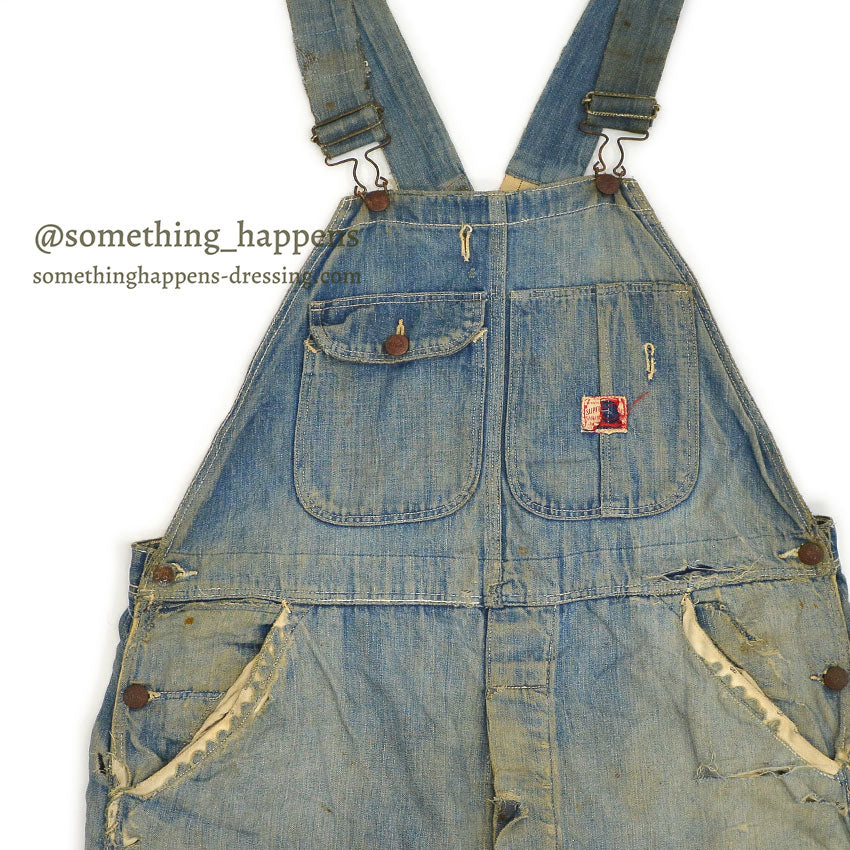 1940's SUPER BIGMAC DENIM OVERALL AS IS ... W38/L26