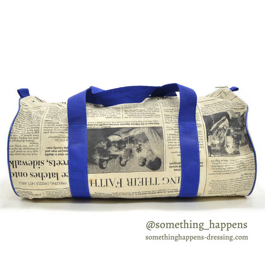 1980's~ AIR-TEX MILWAUKEE JOURNAL SENTINEL ADVERTISING DUFFLE BAG...