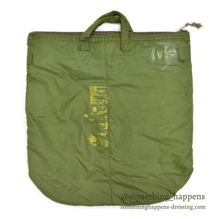 ~1980's USAF BAG, FLYER'S, HELMET, NYLON STENCIL...