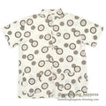 ~1990's DEADSTOCK GRECIAN PRINT S/S SHIRT...
