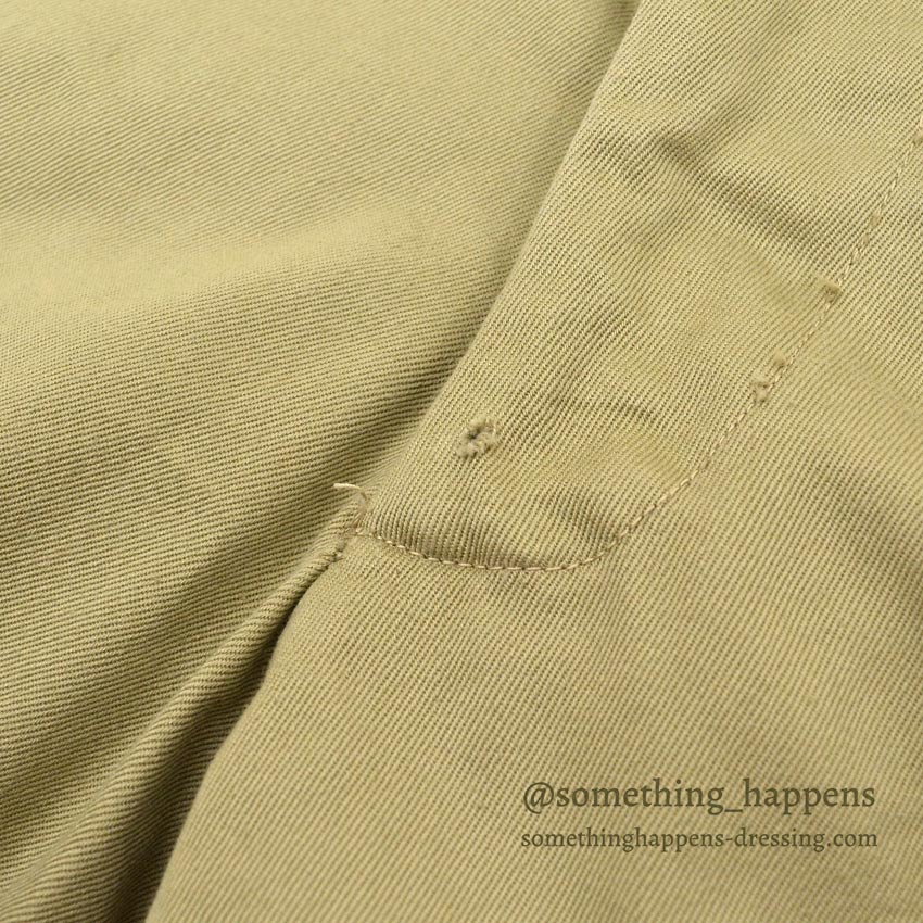 1960's USARMY TROUSERS, MEN'S, COTTON UT 8.2 OZ. KAHKI SH-1 ... W31/L30