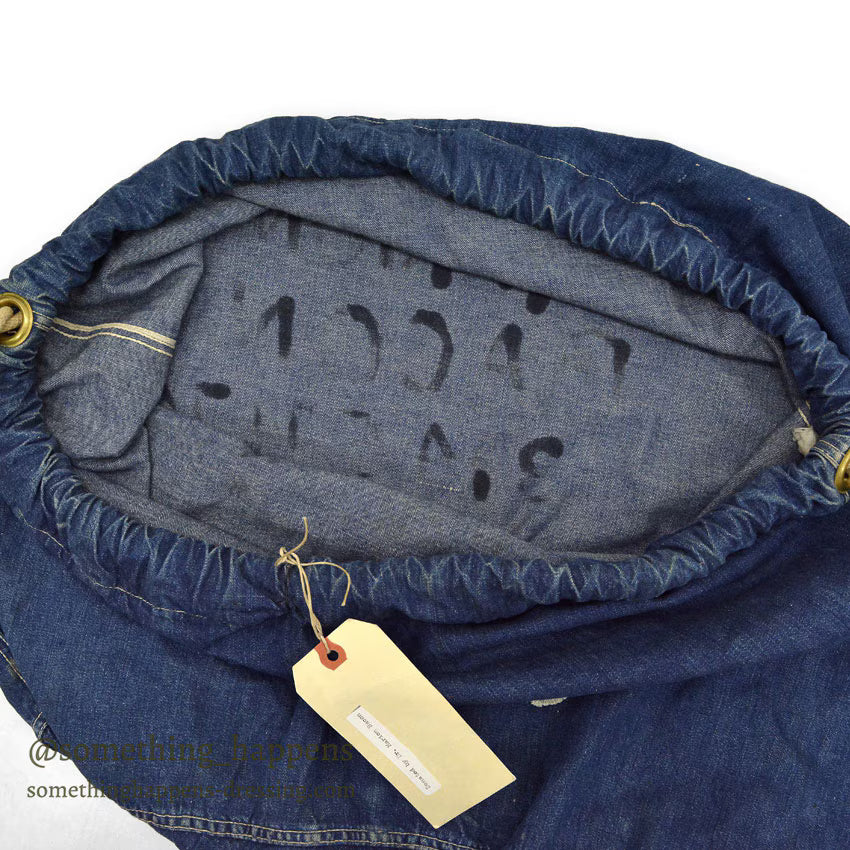 1940's U.S.ARMY WW2 DENIM LAUNDRY BAG STENCIL ...