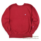 1990's CHAMPION PLAIN RED REVERSE WEAVE SWEAT SHIRT...L