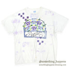 1990's HANES PANSIES FLOWER ART PRINT T-SHIRT ... XXL