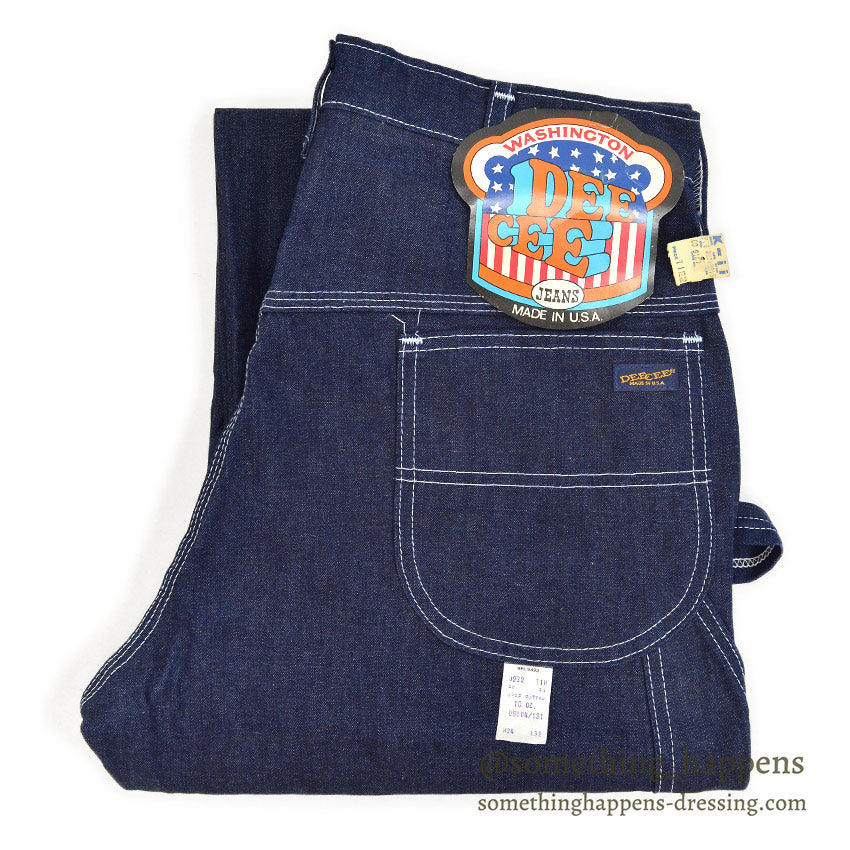 ~1980's DEADSTOCK WASHINGTON DEE CEE DENIM WORK PANTS 2... W34/L32