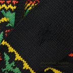 1950's INDIAN THUNDERBIRD HAND KNIT COWICHAN SWEATER BLACK...
