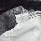 1980's Levi's 509 BLACK DENIM PANTS...W31/L34