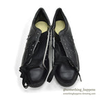 1980's DEADSTOCK CONVERSE ALLSTAR OFFICIAL PRO OX BLACK LEATHER... 81/2