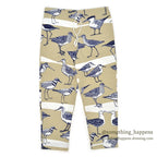 1990's MICHIGAN RAG CO. BIRDS PRINT EASY PANTS...M