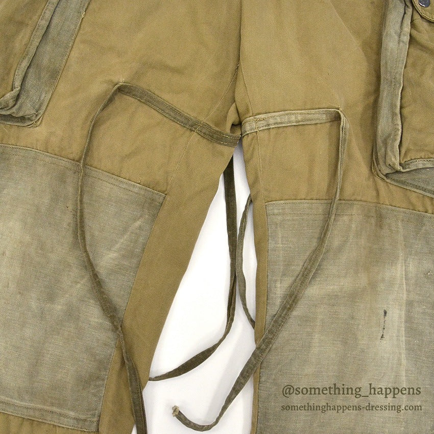 1940's USARMY WW2 M-1942 AIR BORNE JUMP TROUSERS D-DAY MODIFIED... W32/L31