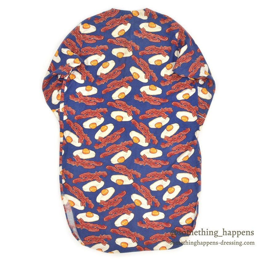 JOE BOXER JUST GO TO SLEEP! EGG & BACON PAJAMA SHIRT ... M