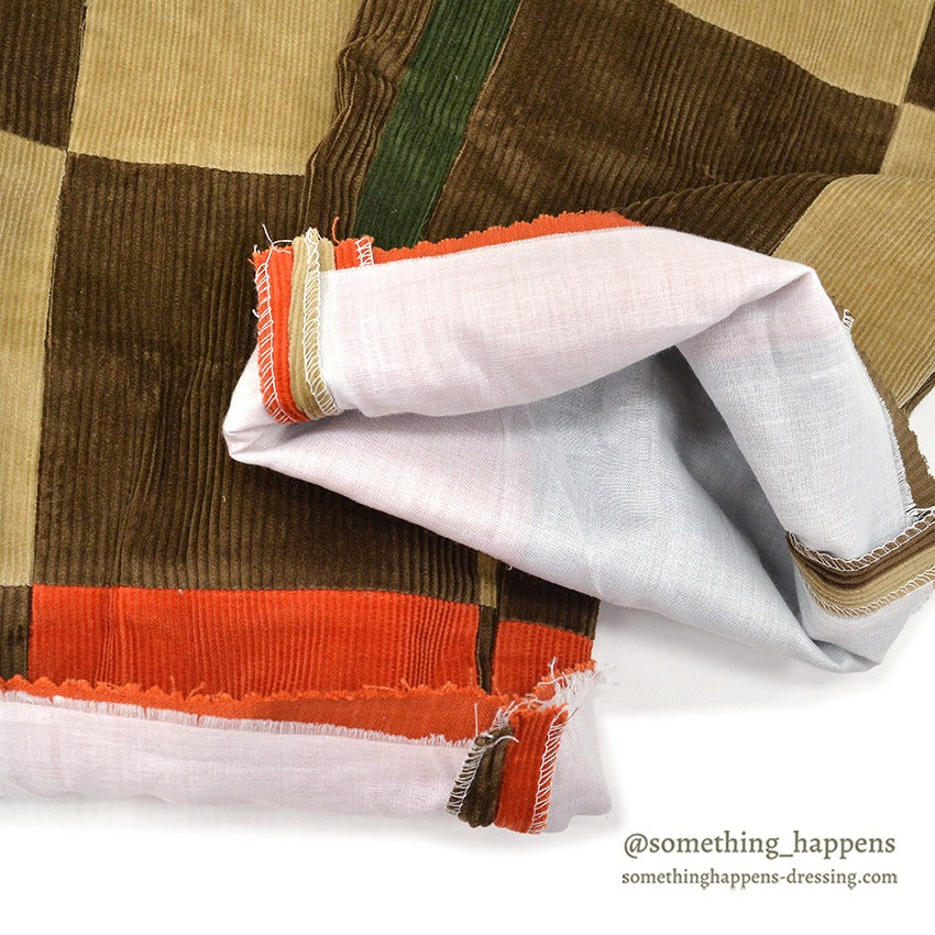 1980's J.McLAUGHLIN PATCHWORK CORDUROY PANTS... W36