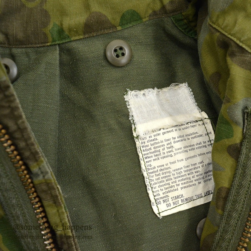1970's M-65 DUCK HUNTER CAMO JACKET CIVILIAN...