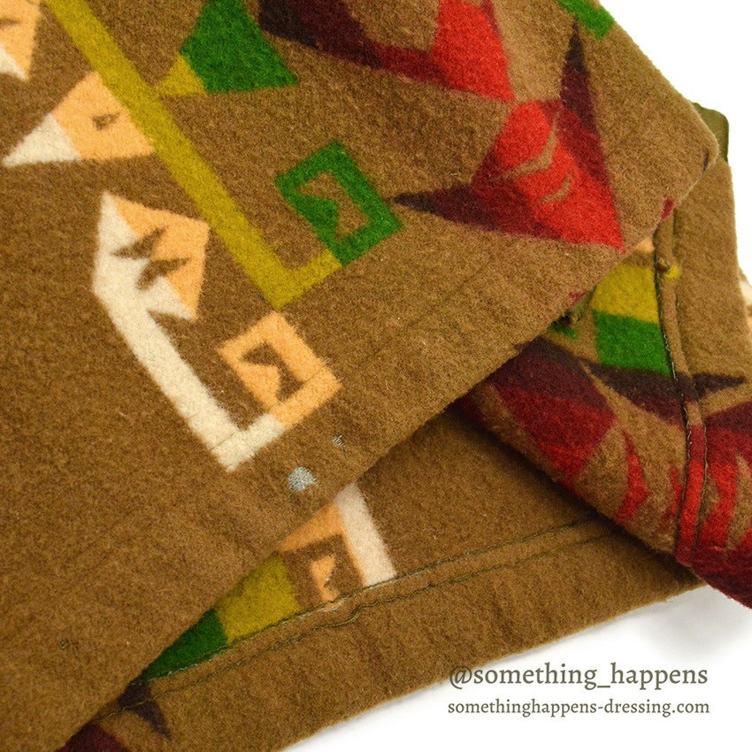 1920's PENDLETON INDIAN BLANKET COAT CHIEF BROWN ...