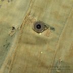 1940's~ U.S.M.C. P-41 MEMORABILIA HAND DROWING HBT UTILITY COAT CUT OFF ...