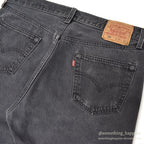 Levi's 501 BLACK DENIM PANTS FADED... W36/L30