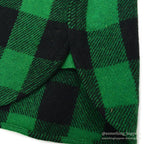 1950's KING KOLE GREEN/BLACK WOOL SHIRT UNUSUAL...