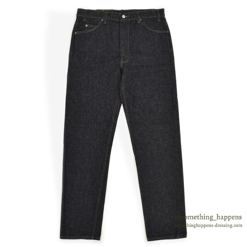 1990's DEADSTOCK Levi's 505 BLACK DENIM PANTS USA製 ... W36/L34
