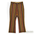 1970's MACH II BY ARROW MULTI STRIPE PATTERN FLARE PANTS... W32/L29