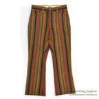 1970's MACH II BY ARROW MULTI STRIPE PATTERN FLARE PANTS... W32/L29