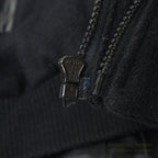 1990's~ CHARMED ALL BALCK WOOL / LEATHER JACKET .... M
