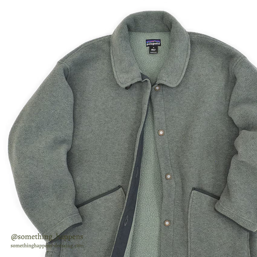 1990's PATAGONIA SYNCHILLA SHEARLING COAT MINT ... M