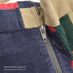 ~1980's PATCHWORK CORDUROY PANTS...W34/L28