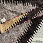 NAVAJO RUG SERRATED X LIGHTNING PATTERN... 155cm/83cm