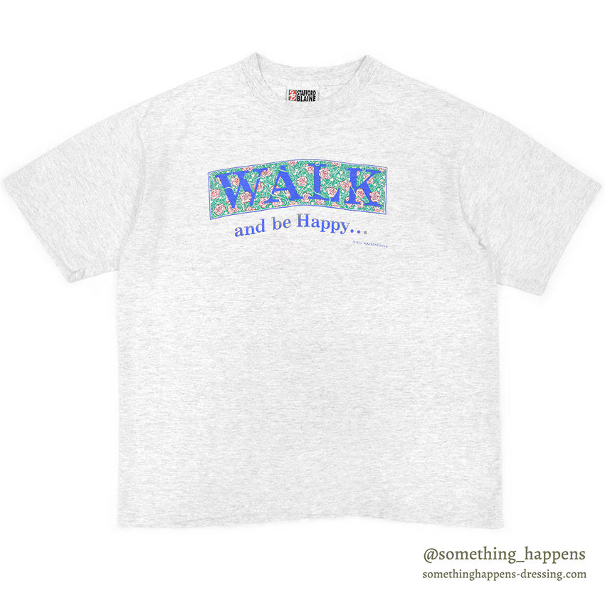 1990's STAFFORD BLAINE WALK PRINT T-SHIRT...X-LARGE