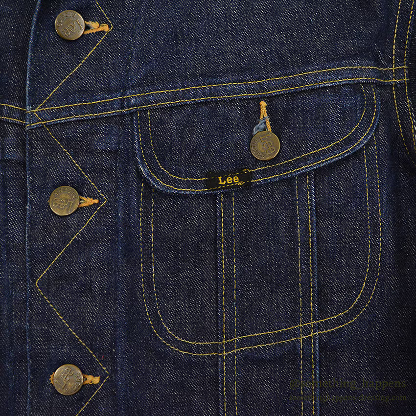 1960's Lee 101-J DENIM JACKET DARK... 38 REG