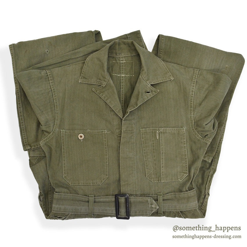 1940's WW2 HBT COVERALL ...