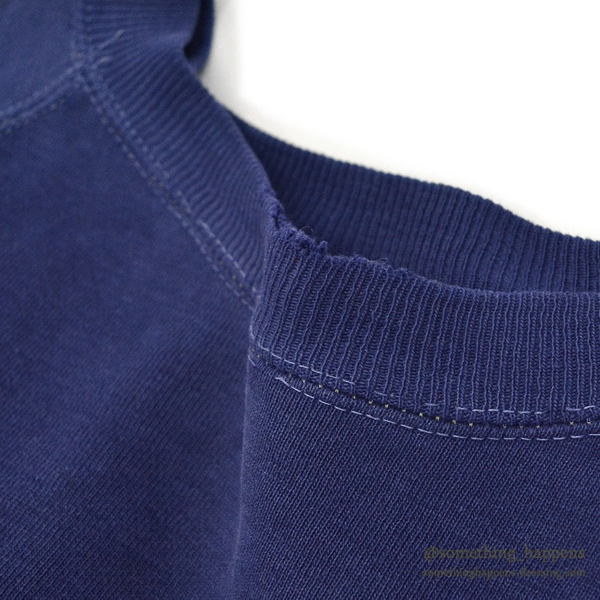 1950's AKOM NAVY FREEDOM SLEEVE BLANK SWEAT SHIRT...