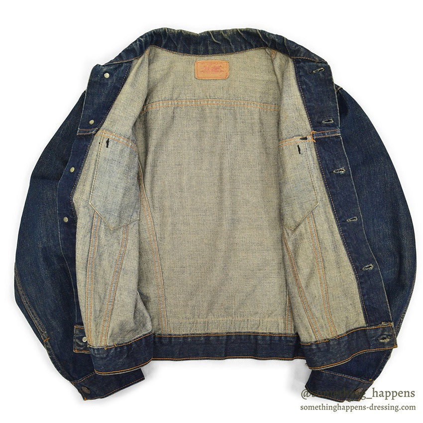 1960's LEVI'S 70505 BIG-E DENIM JACKET UNIQUE CUSTOMIZED... 46