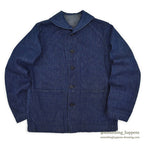 1940's U.S.NAVY WW2 SHAWL COLLAR DENIM JACKET DARK ...