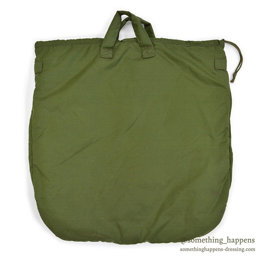 ~1970's USAF BAG, FLYING HELMET, NYLON CAMO LINING ...