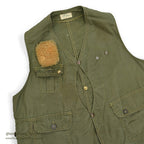 1960's LLBEAN FISHING VEST HALF MOON POCKET...