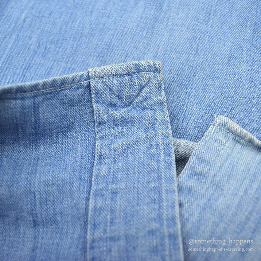 ~1960's FIVE BROTHER TYPE CPO DENIM SHIRT SELVEDGE ...