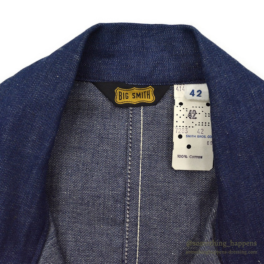 ~1970's DEADSTOCK BIG SMITH DENIM COVERALL ... 42