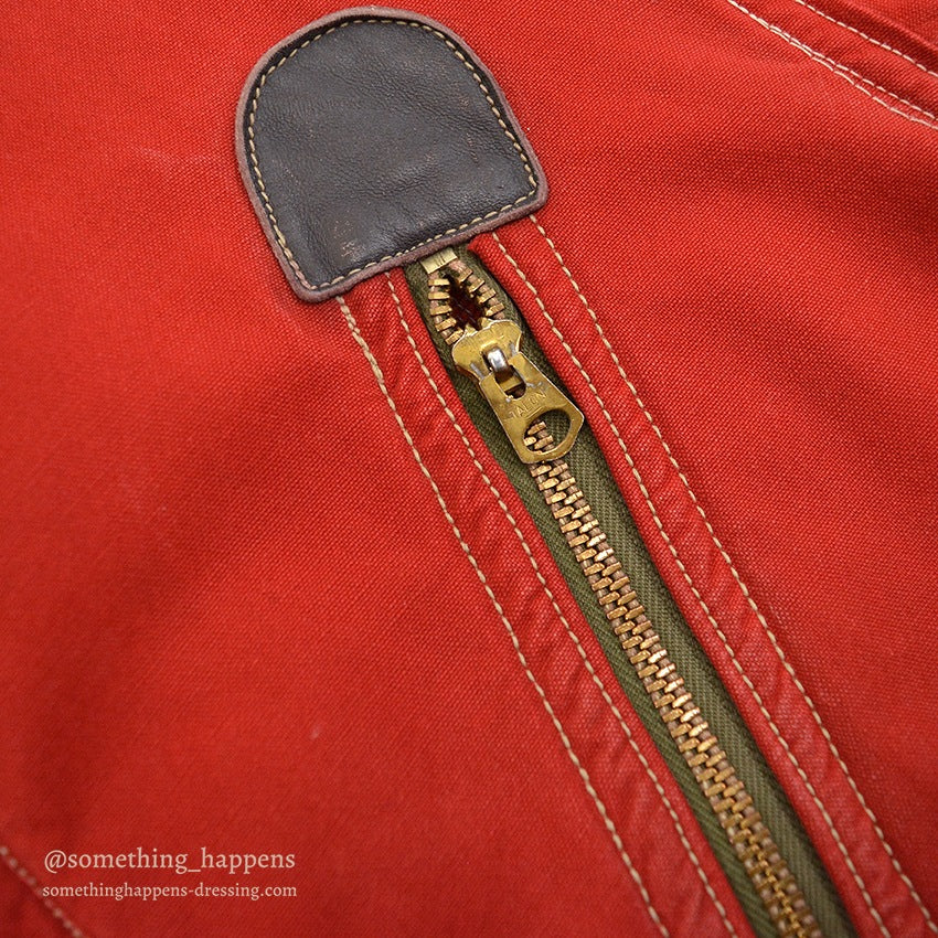 1950's~ HERCULES RED COVERALL BLANKET LINING MODIFIED...