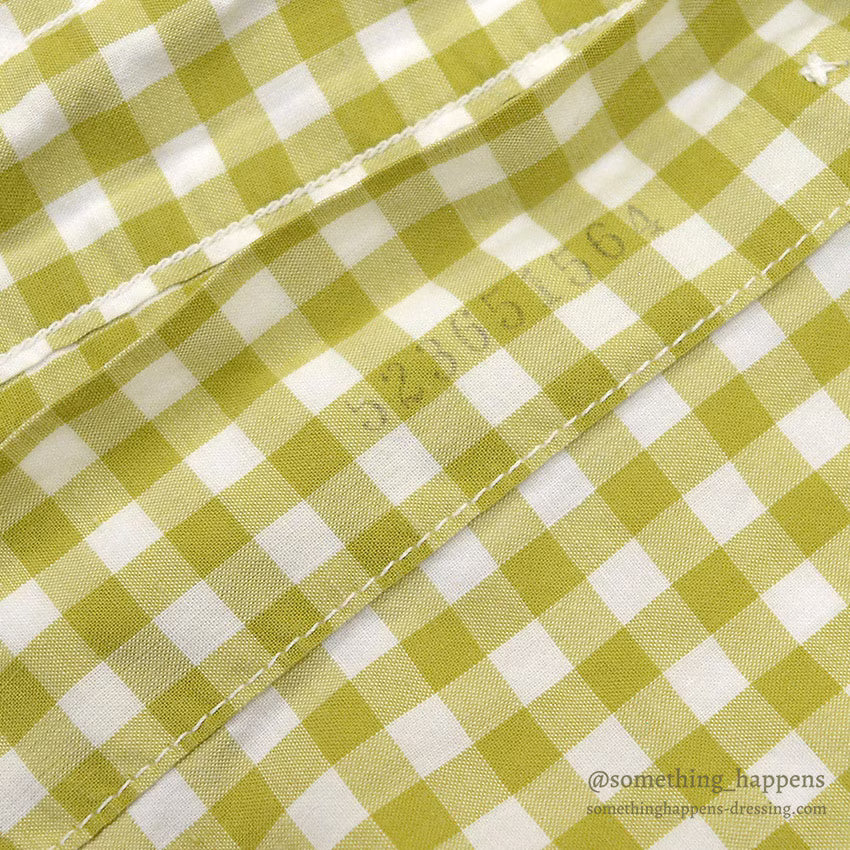 1990's BROOKS BROTHERS GINGHAM CHECK B/D SHIRT...