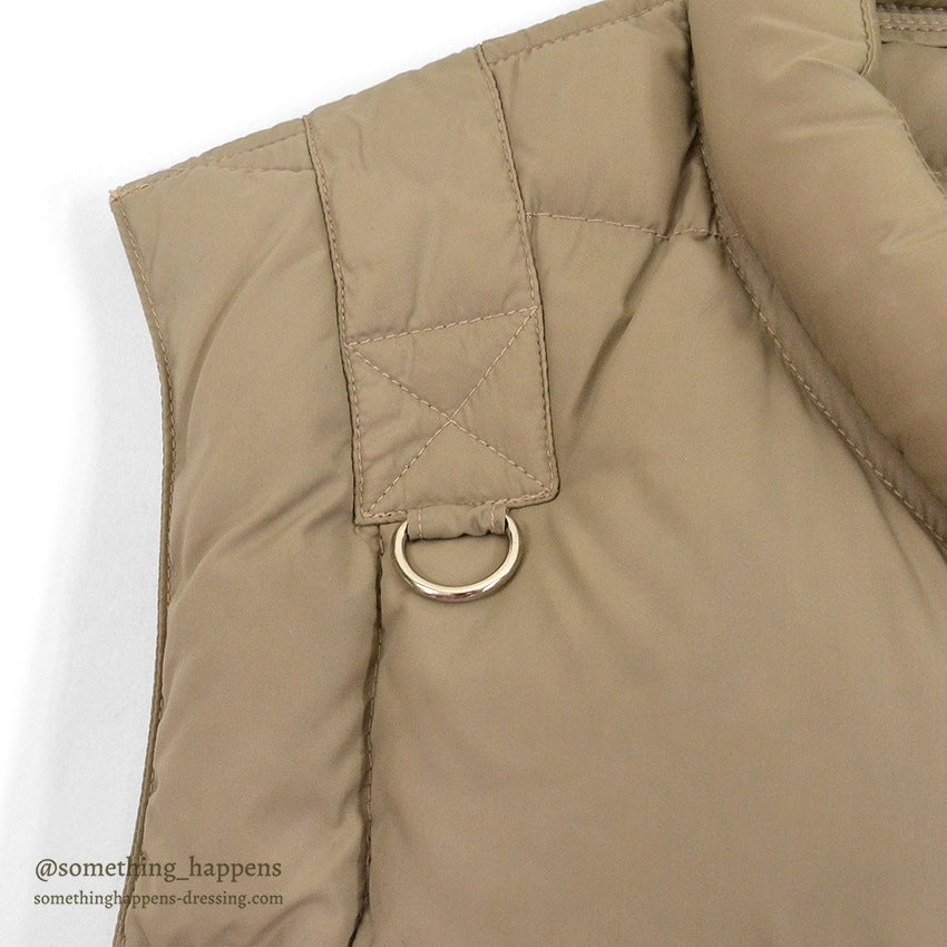 1970's MIGHTY-MAC NORSAC PRIME GOOSE DOWN VEST / TAN ... L